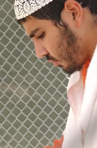Detainees Prints: Yasser Esam Hamdi a prisoner at Camp X-ray later renamed Camp Delta the military prison in Naval Base Guantanamo Bay