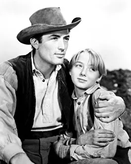 Jsx 52 Prints: THE YEARLING, from left, Gregory Peck, Claude Jarman, Jr. 1946