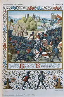 Insignia Prints: Hundred Years War. Battle of Roosebeke of November 27, 1382