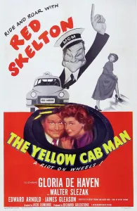 Skelton Prints: THE YELLOW CAB MAN, US poster art, from left: Red Skelton, Gloria DeHaven, 1950