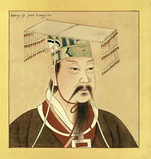 Hand Written Prints: Yellow Emperor Huangdi or Huang-ti