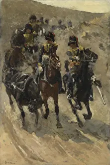Scabbard Prints: The Yellow Riders, by George Hendrik Breitner