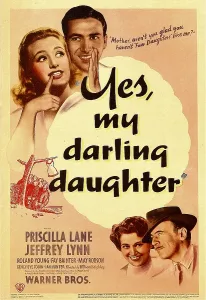 Window Card Prints: YES, MY DARLING DAUGHTER, top from left: Priscilla Lane