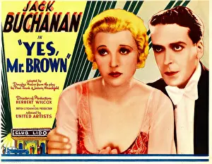 Bowtie Prints: YES, MR. BROWN, from left: Elsie Randolph, Jack Buchanan, 1933