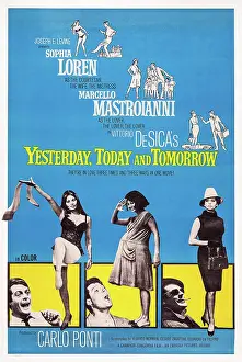 1963 Movies Prints: YESTERDAY, TODAY AND TOMORROW, (aka IERI)