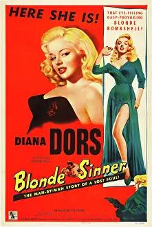 Dors Prints: YIELD TO THE NIGHT, (aka BLONDE SINNER), Diana Dors, 1956