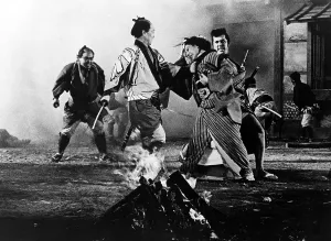 Samurai Prints: YOJIMBO, Isuzu Yamada, Tatsuya Nakadai, (r), 1961