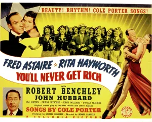 Fred Prints: YOU'LL NEVER GET RICH, Fred Astaire, Rita Hayworth, Robert Benchley, 1941