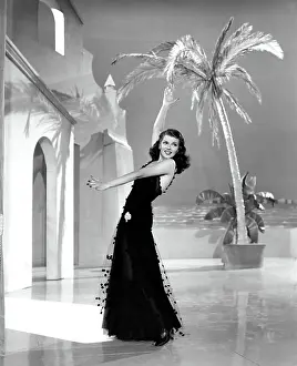 Palm Tree Prints: YOU'LL NEVER GET RICH, Rita Hayworth, 1941