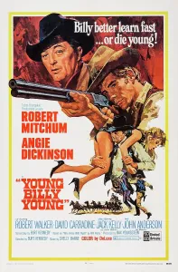 Walker Prints: YOUNG BILLY YOUNG, US poster, from top: Robert Mitchum