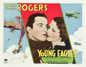 1930 Movies Prints: YOUNG EAGLES, US lobbycard, from left: Charles Buddy Rogers, Jean Arthur, 1930
