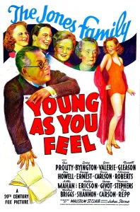 3lmpy Prints: YOUNG AS YOU FEEL, US poster, Jed Prouty (eyeglasses)