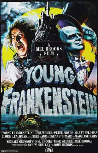 Castle Prints: YOUNG FRANKENSTEIN, from left: Gene Wilder