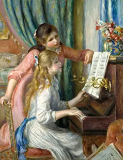 Long Prints: Two Young Girls at the Piano, by Auguste Renoir