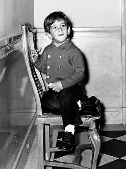 John Jr Prints: Young John F. Kennedy Jr. nearing his 4th birthday
