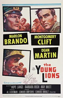 Helmet Prints: THE YOUNG LIONS, US poster art