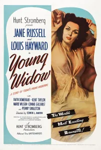 Hands Behind Head Prints: YOUNG WIDOW, US poster art, Jane Russell, 1946