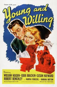 Eddie Prints: YOUNG AND WILLING, US poster, Eddie Bracken, Susan Hayward, 1943