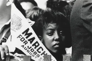 Young Woman Prints: Young woman demonstrator at the March on Washington for Jobs and Freedom