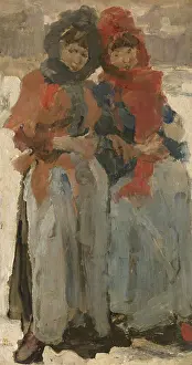 Cold Prints: Two Young Women in the Snow, Isaac Israels