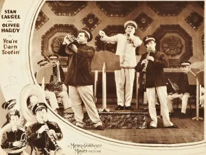 Clarinet Prints: YOU'RE DARN TOOTIN, inset l-r: Oliver Hardy