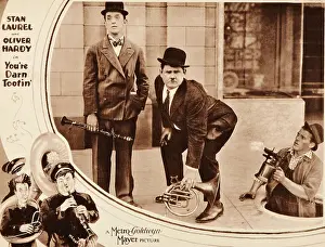 Clarinet Prints: YOU'RE DARN TOOTIN, inset, from left: Stan Laurel