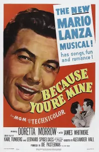 Morrow Prints: BECAUSE YOU'RE MINE, US poster