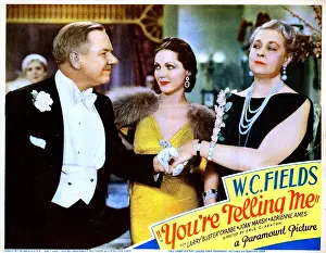 YOU'RE TELLING ME!, from left, W.C. Fields, Adrienne Ames, Kathleen Howard, 1934