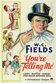 Top Hat Prints: YOU'RE TELLING ME!, W.C. Fields, 1934