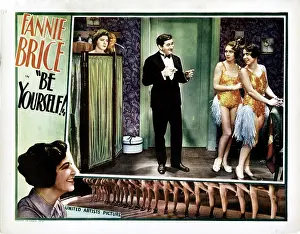 Dressing Room Prints: BE YOURSELF!, from left, Fanny Brice, Harry Green, Rita Flynn, Marjorie Kane, 1930