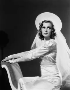 Wedding Dress Prints: YOUTH TAKES A FLING, Virginia Grey, 1938