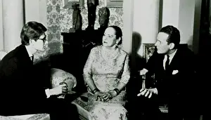 Patrick Prints: Yves Saint Laurent, with Madame Helena Rubinstein and Patrick O'Higgins