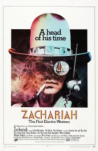 ZACHARIAH, US poster art, from left: John Rubinstein, Don Johnson, 1971
