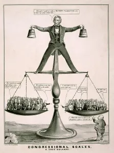 Zachary Prints: Zachary Taylor. Congressional scales. A true balance