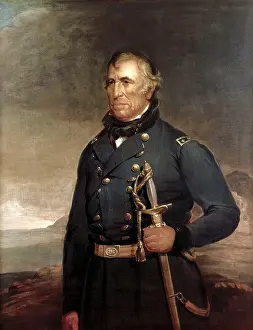 Texas Prints: ZACHARY TAYLOR, by Joseph Henry Bush