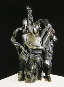 Cubist Prints: ZADKINE, Ossip (1890-1967). Laocoon. 1931. Cubism. Sculpture on bronze. FRANCE. Paris