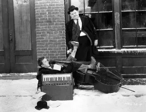 Falling Down Prints: BELOW ZERO, Stan Laurel, Oliver Hardy [Laurel and Hardy], 1930