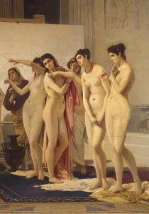 Model Prints: Zeuxis chooses five of the most graceful maidens submitted by the Croton