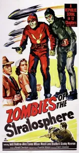 Rocket Ship Prints: ZOMBIES OF THE STRATOSPHERE, US poster art, 1952