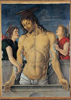 Supported Prints: Zoppo Marco, Dead Christ Supported by Two Angels - Piet