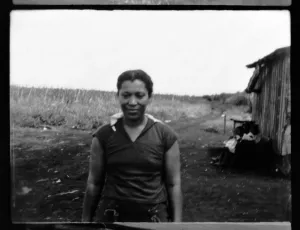 Images Dated 5th January 2009: Zora Neale Hurston (1891-1960), photo by Alan Lomax. Belle Glade, Florida, 1935
