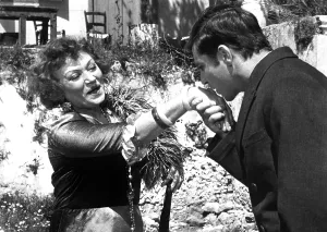 Kissing Hand Prints: ZORBA THE GREEK, Lila Kedrova, Alan Bates