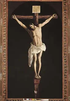 ZURBARAN, Francisco de (1598-1664). The Crucifixion. 1627. Baroque art. Oil on canvas. UNITED STATES OF AMERICA. Chicago. Art Institute of Chicago